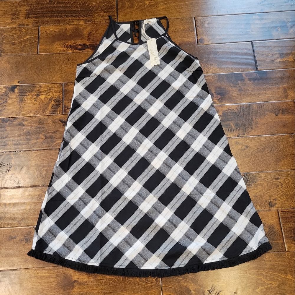 NWT Mystree Dress Size S Plaid